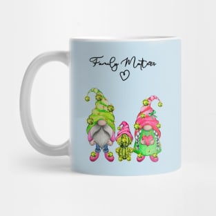 Family Matters Cactus Gnome Family Watercolor Art Mug